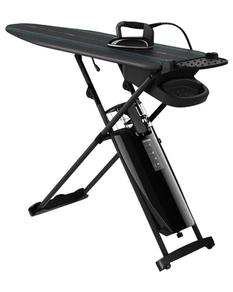 Iron and ironing board set