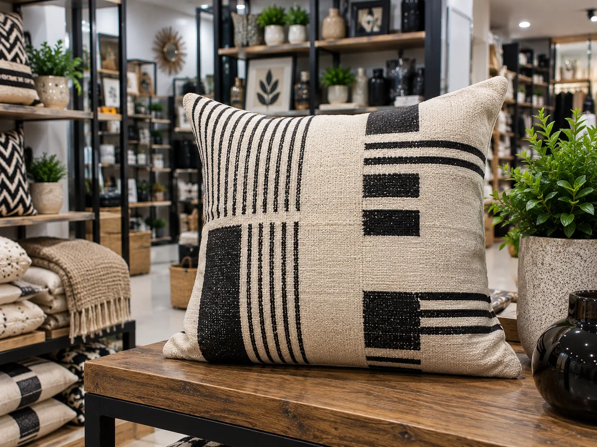 Woven cushion cover, 50cm