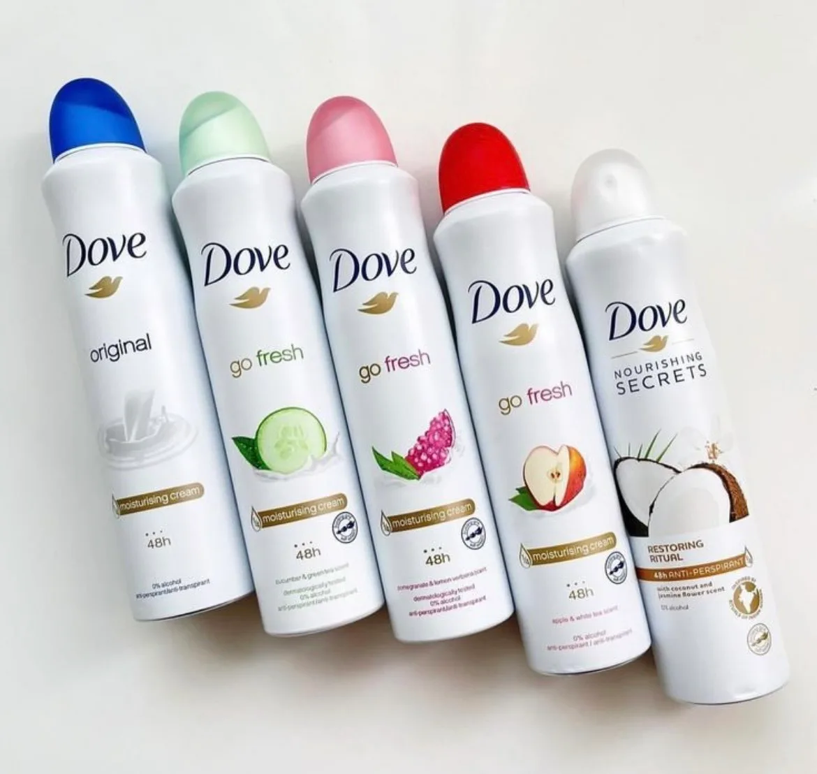 Dove deo spray